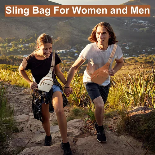 Vista 6 de HenFit Bolsos cruzados pequeños para mujer, bolso bandolera pequeño para mujer, bolso cruzado de cuero vegano con correa de guitarra para viajes