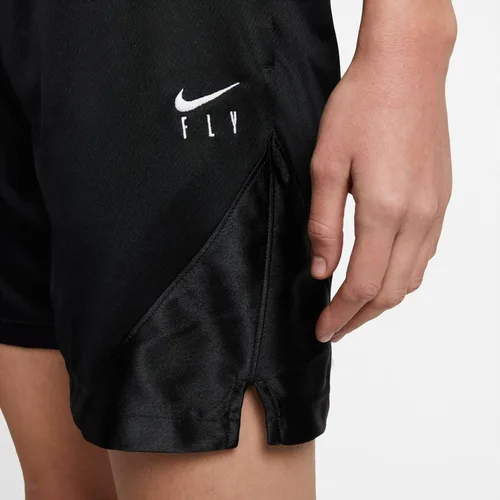 Vista 6 de Nike Dri-FIT ISoFly - Pantalones cortos de baloncesto para mujer, NegroBlanco