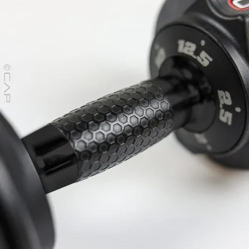 Vista 49 de CAP ADJUSTABELL - Juego de mancuernas ajustables de selección rápida de primera calidad para entrenamiento de fuerza, individuales y pares, 12.5