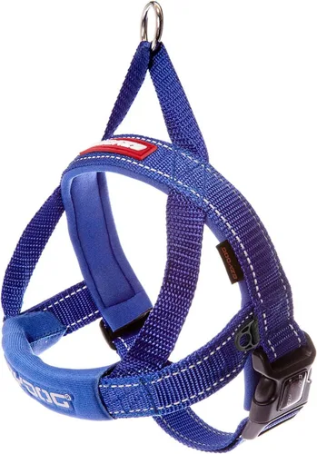 Vista 15 de Arnés ajustable para perro de EzyDog, XXS, Negro Fast One-Click Buckle, Adjustable Fit, Strong Reinforced Materials, Reflective Stitching, No Pull