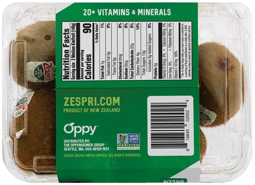 Vista 2 de Zespri, kiwis verdes, 16 onzas