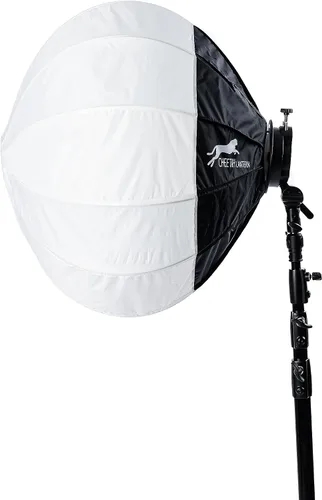 Vista 5 de Caja de luz con soporte de guepardo (Elinchrom) estilo clip y gancho - Compatible con Bowens, Profoto, Alienbees, Glow, Elinchrom, Flashpoint Strobes