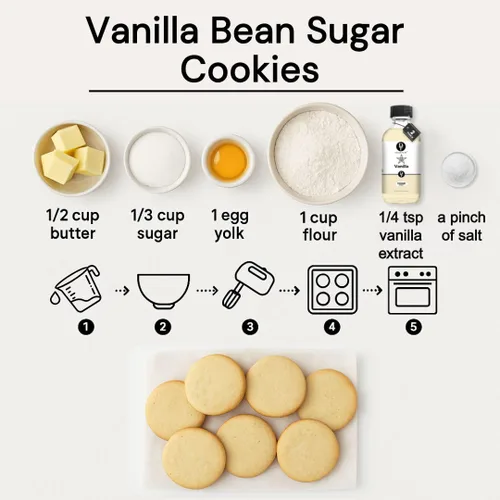 Vista 8 de Dolce Flav Extracto de vainilla – 2 onzas soluble en agua, Kosher, sin azúcar, sabor concentrado de vainilla para hornear, galletas y postres