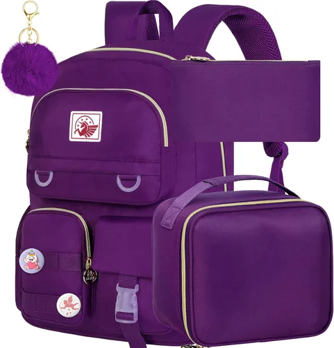 Vista 10 de WZLVO Mochila para laptop para niñas y mujeres, 15.6 pulgadas, bonita estética, resistente al agua, antirrobo, para la escuela universitaria