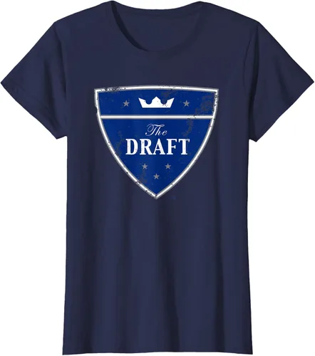 Vista 4 de H2H The Draft Fantasy Camiseta de fútbol, Negro