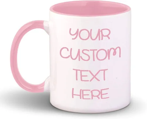 Vista 10 de Taza de café personalizada, texto personalizado en taza de café personalizada, taza personalizable, divertidos regalos personalizados, taza de té