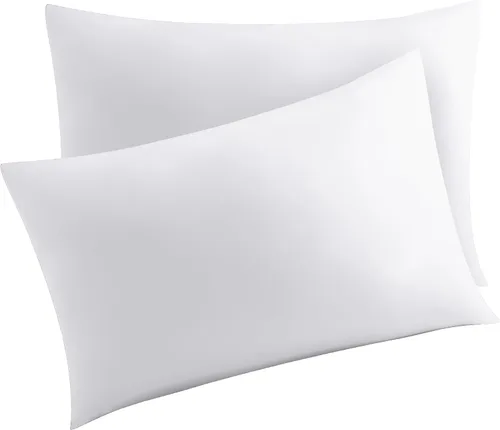 Vista 51 de Juego de 2 fundas de almohada 100% de algodón egipcio, fundas de almohada refrescantes de 400 hilos, fundas de almohada suaves y transpirables