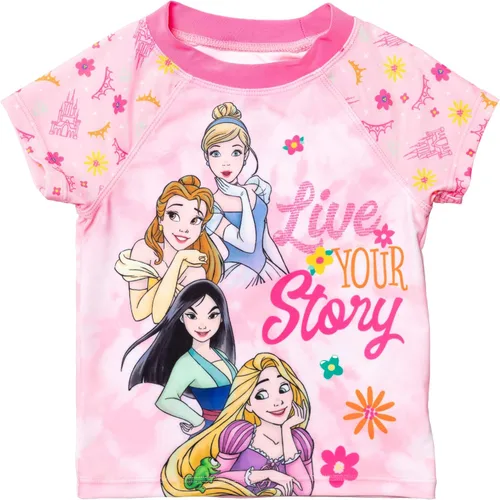 Vista 4 de Disney Conjunto de traje de baño de tankini de 3 piezas para niños y niñas