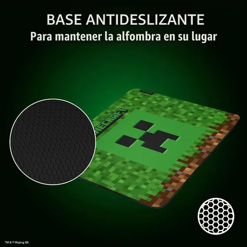 Vista 5 de Razer Gigantus V2 Minecraft Edition - Alfombrilla de mouse suave para juegos para velocidad y control