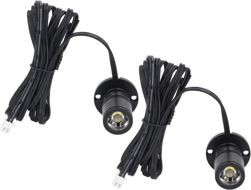 Vista 7 de Garosa Mini proyector regulable USB 5V luz artística mini LED luces de acento proyector de armario 1 a 2 luces de punto para porche, vitrinas