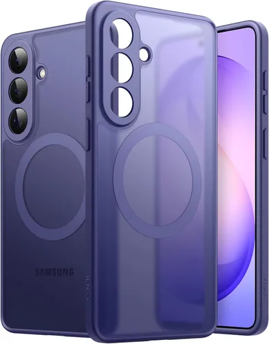 Vista 50 de JETech Estuche magnético para Samsung Galaxy S24 5G, compatible con MagSafe, funda protectora para teléfono con parte trasera translúcida y mate a