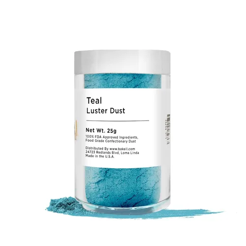 Vista 24 de BAKELL - Polvo colorante Luster Dust comestible Christmas Green, certificado Kosher, pintura y polvo 100 % comestible, de grado alimenticio, pintura