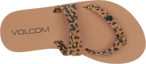 Vista 5 de Volcom Sandalias fáciles de poner para niñas grandes y grandes