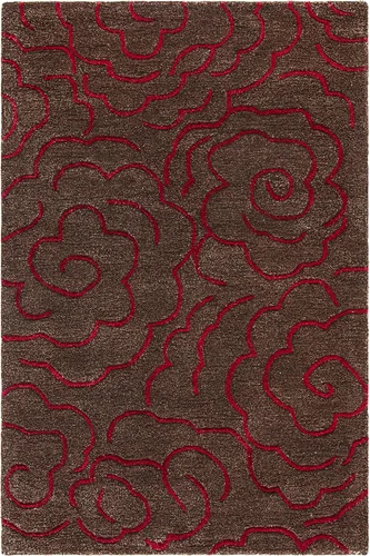 Vista 35 de SAFAVIEH Soho Collection SOH812B - Alfombra decorativa suave de lana y viscosa de 2 x 3 pies, hecha a mano, color azul claro y marfil