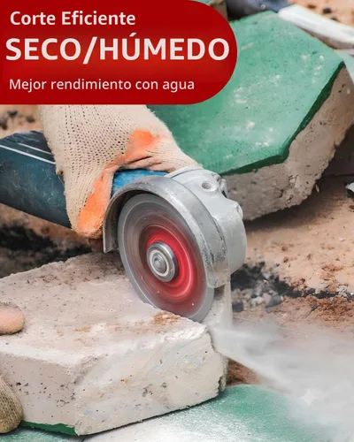 Vista 3 de ZORUNNA - 2 cuchillas de diamante de 4 pulgadas para amoladora, hoja de corte de azulejos de 7/8 pulgadas
