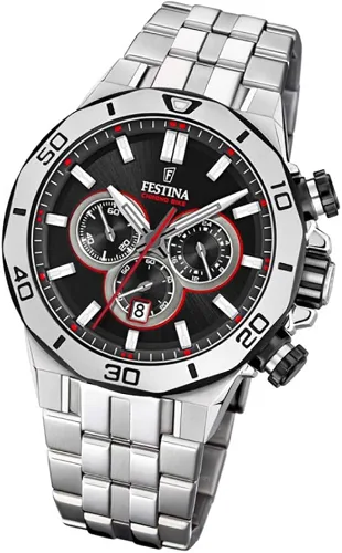 Vista 2 de Festina F204484 - Reloj de cuarzo con correa de acero inoxidable para adultos