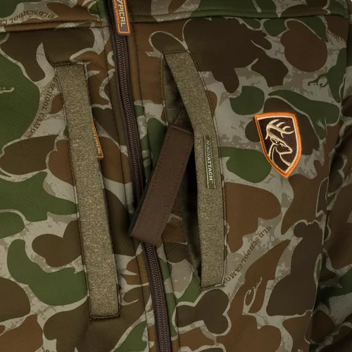 Vista 7 de Drake Silencer - Chaqueta de poliéster con cremallera completa para hombre