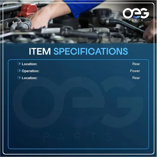 Vista 3 de OEG Parts - Motor de limpiaparabrisas compatible con Jeep Grand Cherokee/Grand Wagoneer 1993-1998 55155040, 56005194, WPM446, 55154787