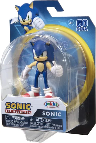 Vista 9 de Sonic The Hedgehog - Figura de acción de Sonic de 2.5 pulgadas, juguete coleccionable, 3 años