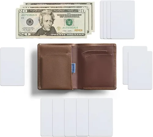 Vista 7 de Bellroy Note Sleeve, ediciones RFID disponibles, billetera de cuero fino (máx 11 tarjetas y dinero).