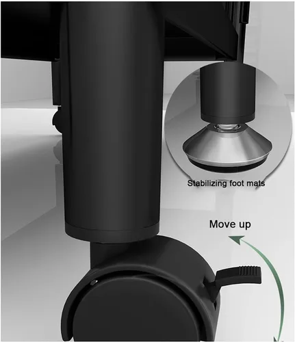Vista 7 de Estante de cocina para piso, multifunción, para microondas, horno, estante de almacenamiento simple para el hogar, ollas y sartenes de múltiples