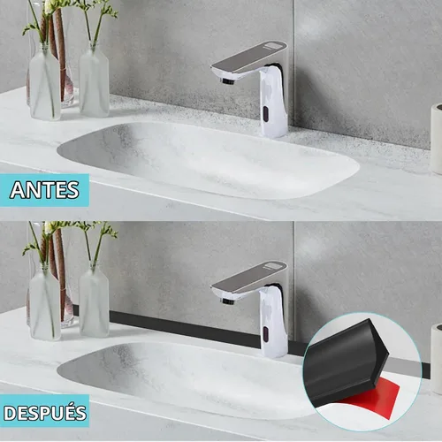 Vista 5 de Represa de Agua para Umbral de Ducha, Protector de Agua para Ducha de Acceso, Represa de Ducha Barrera de Agua, Protector contra Salpicaduras
