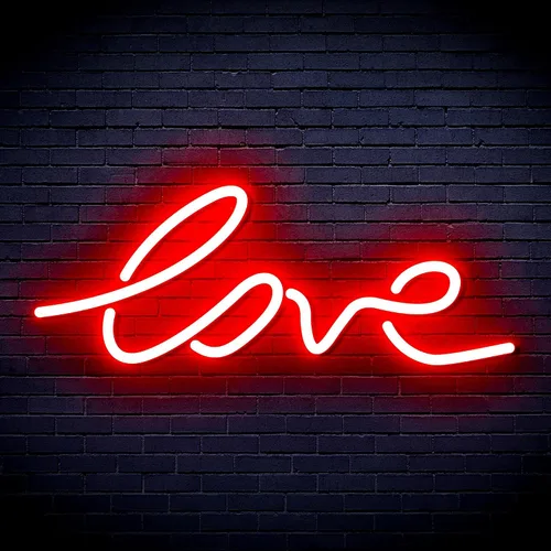Vista 11 de AdvPro Señal de neón LED de silicona Love Flex - Azul - st16s42-fnu0202-b