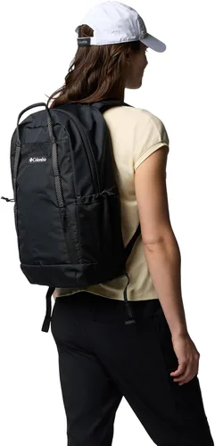 Vista 8 de Columbia Mochila Echo Mountain unisex de 25 L, color negro, talla única