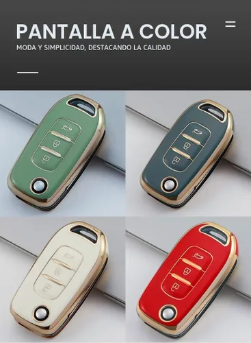 Vista 7 de para Renault Kadjar, funda inteligente de llave de control remoto plegable para Renault Kadjar, Captur, Megane, Sandero, Stepway, Logan, Clio 5