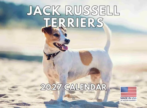 Vista 95 de Calendario mensual de pared Airedale Terrier Dog 2027
