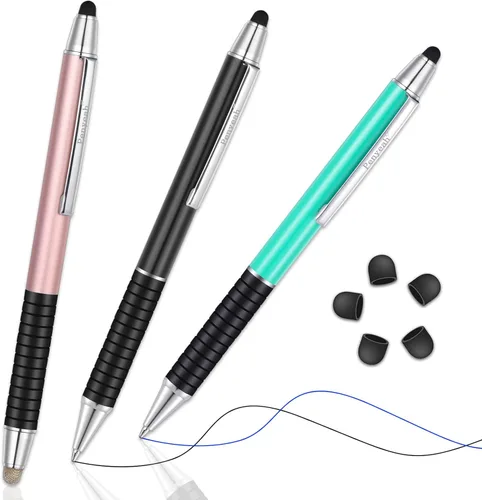 Vista 6 de Penyeah Lápiz capacitivo para Switch 2 DS Lite, múltiples puntas capacitivas para pantalla táctil, iPhone, teléfonos Android, tabletas, Chromebook