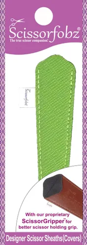 Vista 5 de Fundas protectoras para tijeras de diseño, para pequeñas tijeras de bordado, color verde mar, #SS-7