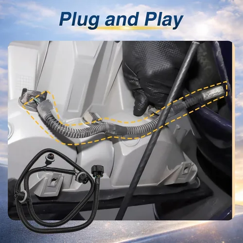 Vista 7 de Arnés de cableado de la lámpara trasera del lado del conductor compatible con Chevrolet Silverado 1500 2014 2015, 2500 3500 HD 2015, GMC Sierra 3500