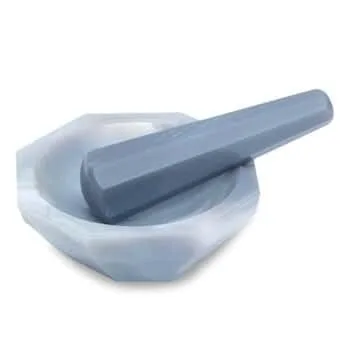 Vista 6 de Cole-Parmer Juego de mortero y mortero de ágata de 2", 0.3 fl oz