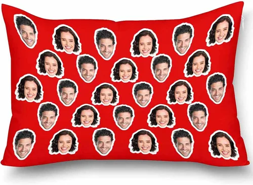 Vista 11 de Funda de almohada con foto personalizada, regalos para la familia, fotos personalizadas, fundas de almohada decorativas personalizadas, regalos
