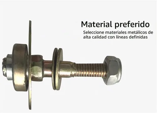 Vista 3 de Acxico Juego de tornillos para cojinetes de silla mecedora, accesorios de conexión de metal, 4 piezas