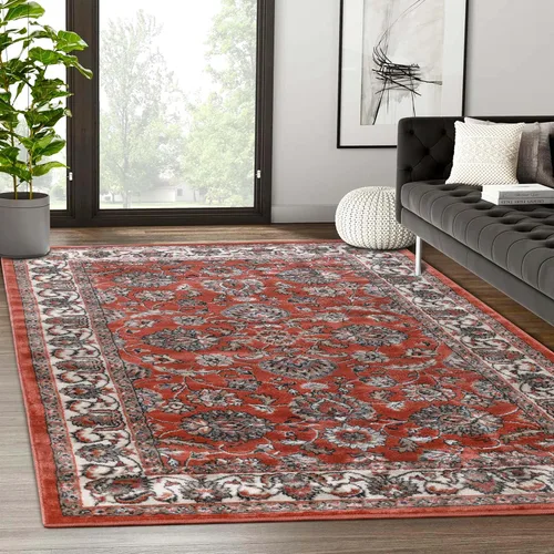 Vista 18 de Superior - Tapete elegante - Colección Lille., Polipropileno, Marrón