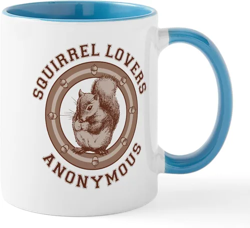 Vista 71 de CafePress Taza navideña de ardilla de 11 oz (11.0 fl oz) taza de café de cerámica