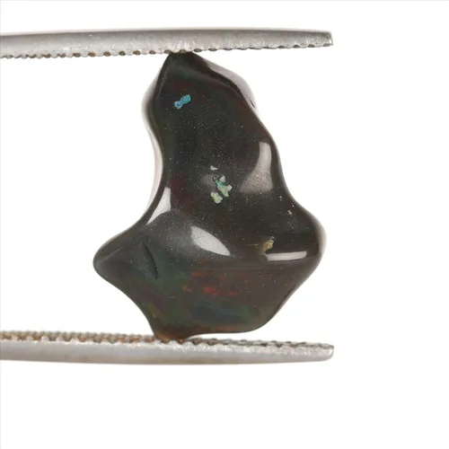 Vista 3 de GEMHUB Piedra preciosa natural de ópalo de fuego de 4.85 quilates, piedra preciosa áspera de ópalo de fuego etíope certificada por EGL