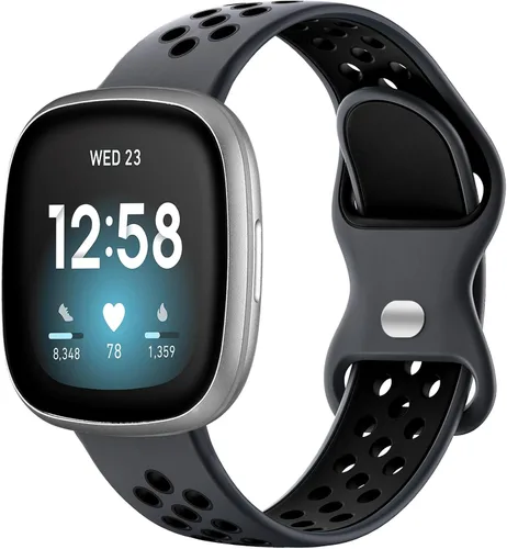 Vista 14 de Maledan Correas deportivas transpirables para Fitbit Versa 3/4, Sense/Sense 2, correas de repuesto para hombres y mujeres, accesorios para relojes