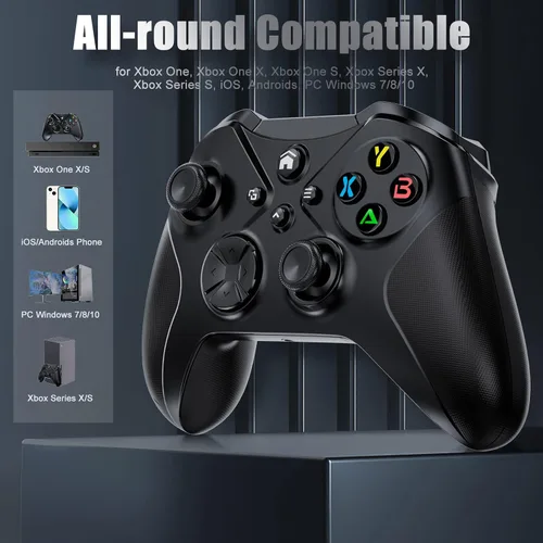 Vista 5 de Gamrombo Wireless Controller for Xbox One, PC Game Controller Support BluetoothWIFIWired Connection Compatible with Microsoft Xbox OneXbox One