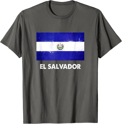 Vista 71 de Camiseta de la bandera de El Salvador Camiseta salvadoreña