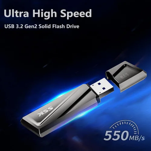 Vista 2 de SSK Paquete de SSD externo USB de 1 TB