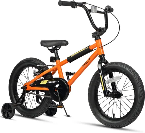 Vista 24 de cubsala Bicicleta para niños de 12, 14, 16, 18 pulgadas, estilo BMX, con ruedas de entrenamiento, freno para niños de 2 a 10 años, varios