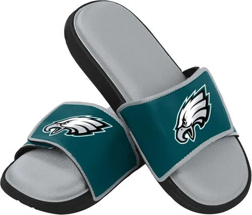 Vista 30 de FOCO mens NFL Team Logo Sport Shower Foam Slide Flip Flop Sandals