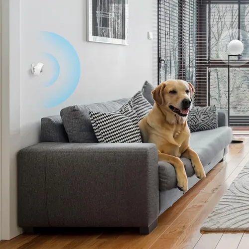 Vista 5 de TP-Link Tapo Sensor de movimiento, requiere Tapo Hub, batería de larga duración con protocolo inalámbrico de baja potencia Sub-1G, detección