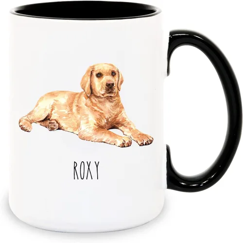 Vista 12 de Tazas de café personalizadas Beagle con nombre para mamá y papá de perro - Regalos personalizados para mejores amigos - Regalo para abuela y abuelo