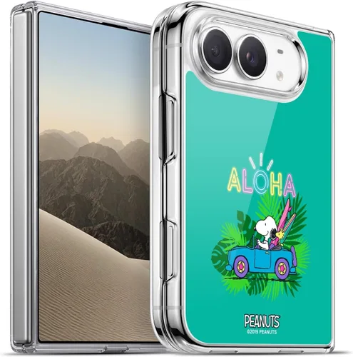 Vista 157 de Head Case Designs Snoopy Aloha Disco - Funda de gel con licencia oficial de Peanuts Surf [protección de grado militar] compatible con Apple iPhone