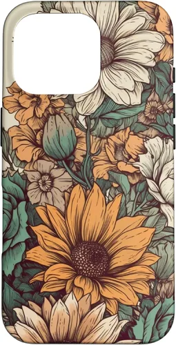 Vista 20 de Western Boho Leopard Sunflowers Cactus Funda Rodeo Cowgirl para iPhone 17