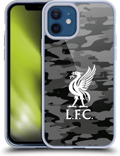 Vista 18 de Head Case Designs Funda de gel con licencia oficial del Liverpool Football Club Away Colourways Crest Camou [protección de grado militar] compatible
